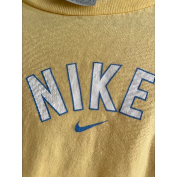 Nike Women’s Vintage 90s Y2K Cotton Yellow T Shirt size Large - Picture 4 of 6